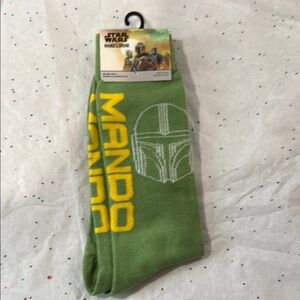 Star Wars Mandalorian Green Socks